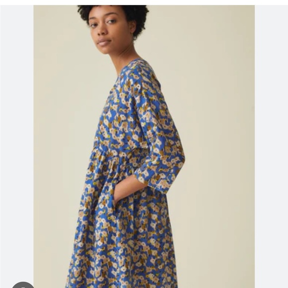 Toast Dresses Toast Uk Toast Windflower Sleeve Boho S Midi Organic